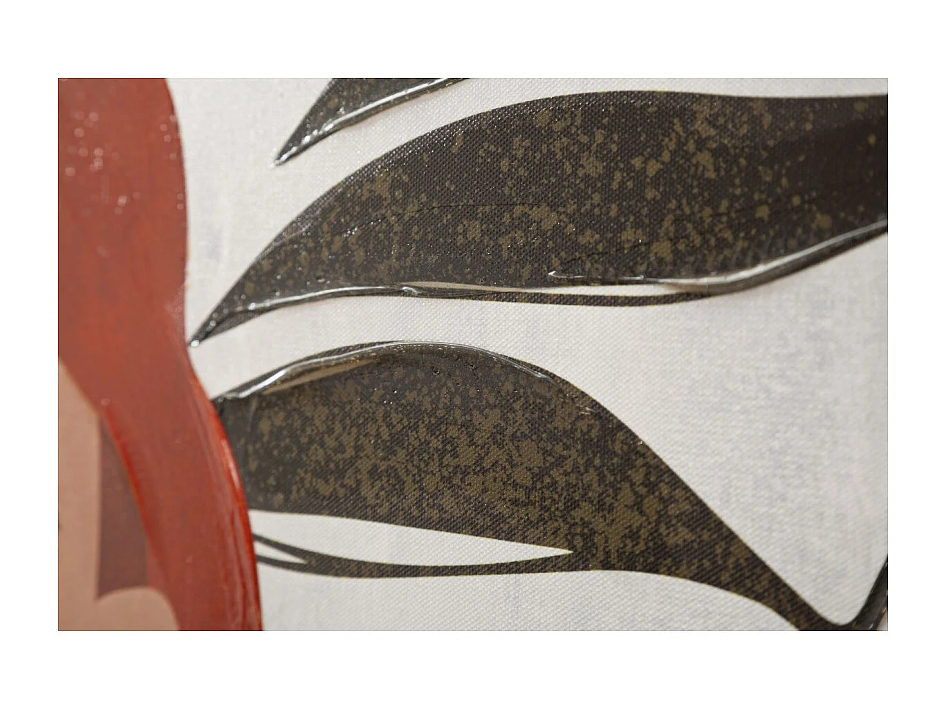 Toile Imprimée Déco "Lady Jungle Face" 80x120cm Multicolore