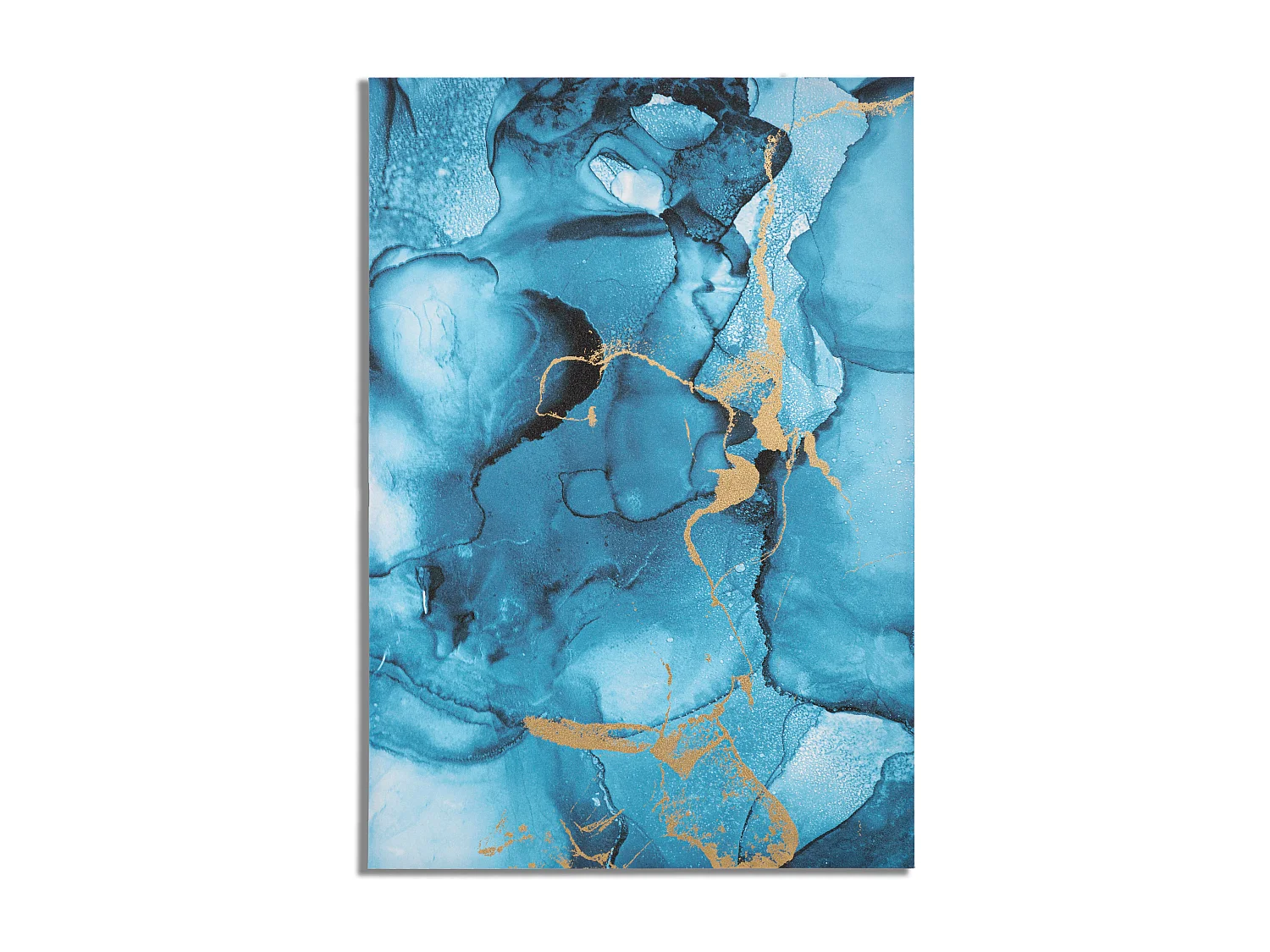 Toile Imprimée Déco "Blu Rey" 80x120cm Bleu