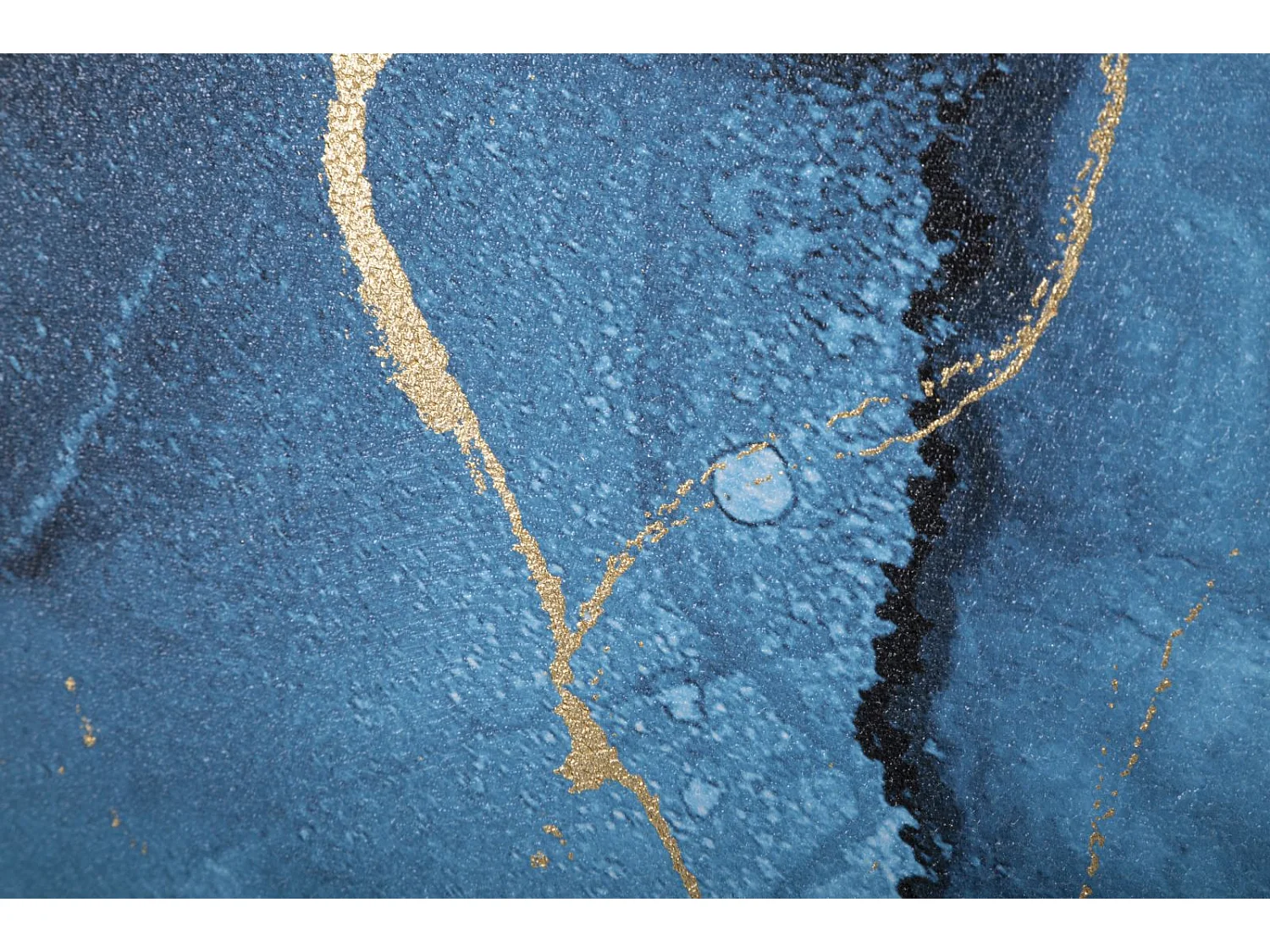 Toile Imprimée Déco "Blu Rey" 80x120cm Bleu