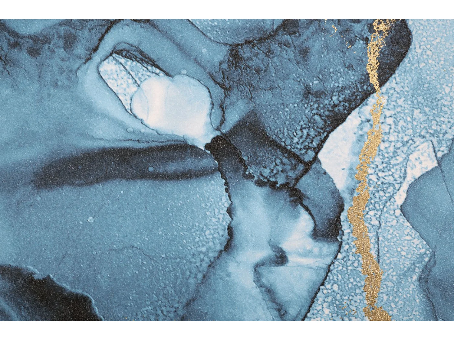 Toile Imprimée Déco "Blu Rey" 80x120cm Bleu