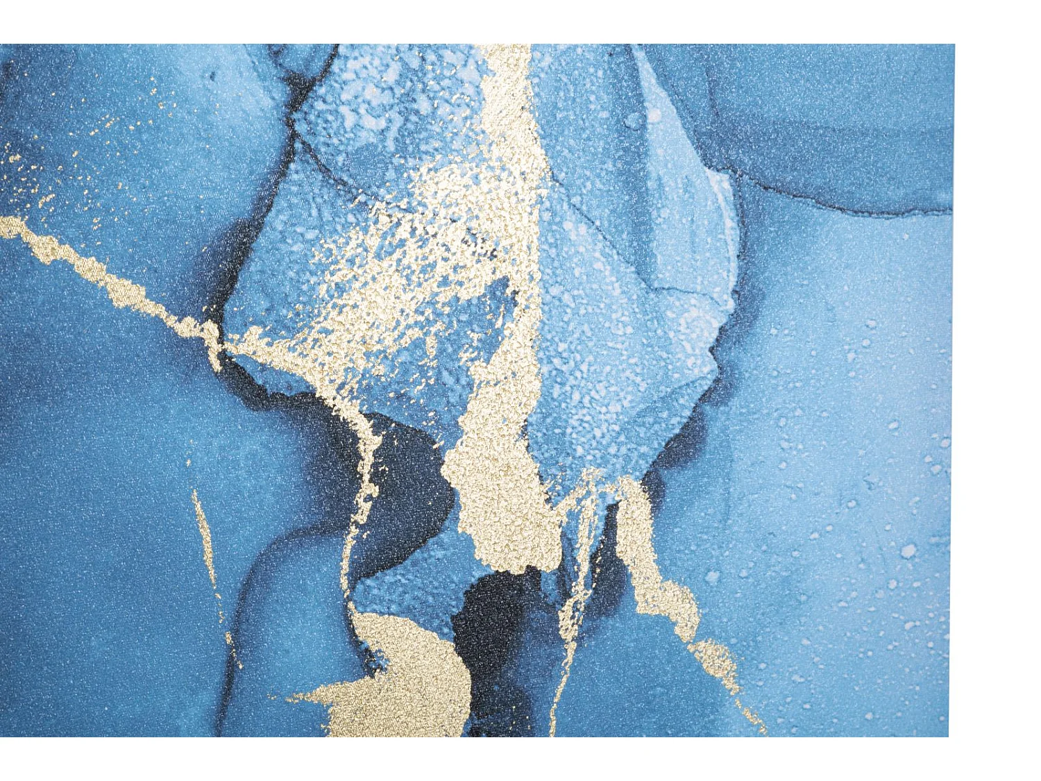 Toile Imprimée Déco "Blu Rey" 80x120cm Bleu