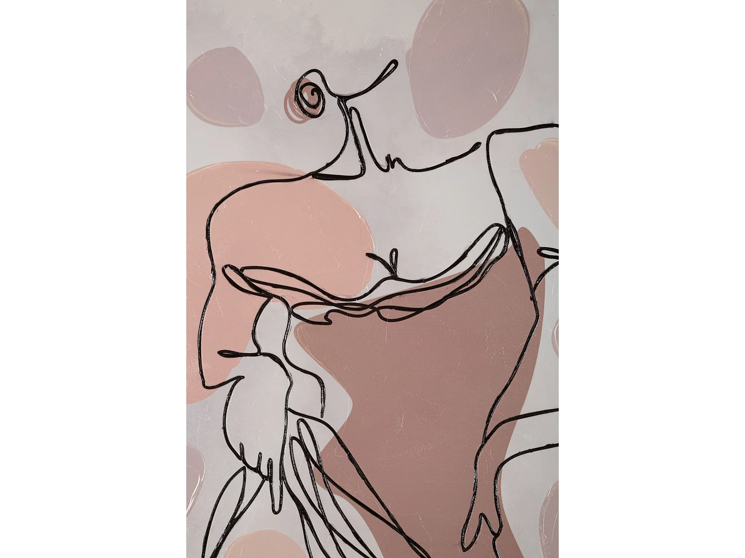 Stampa su tela donna multicolore cm 80x2,8x80