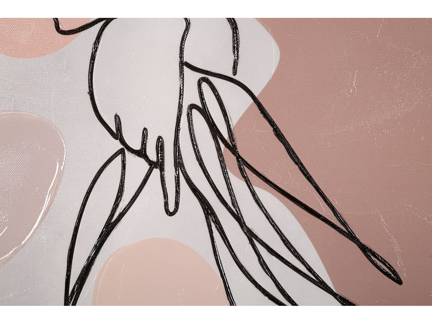 Stampa su tela donna multicolore cm 80x2,8x80