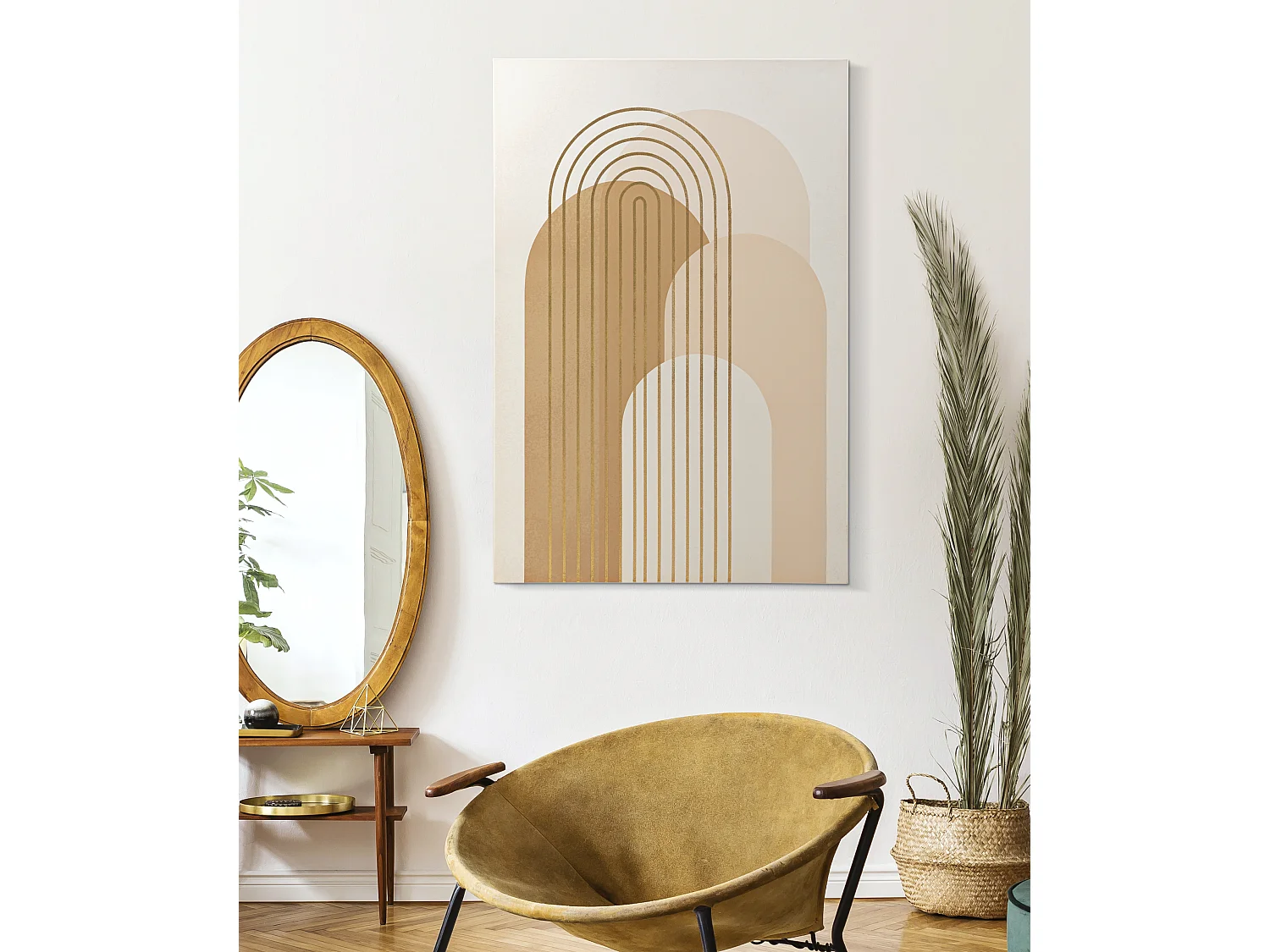 Toile Imprimée Déco "Shines" 80x120cm Multicolore