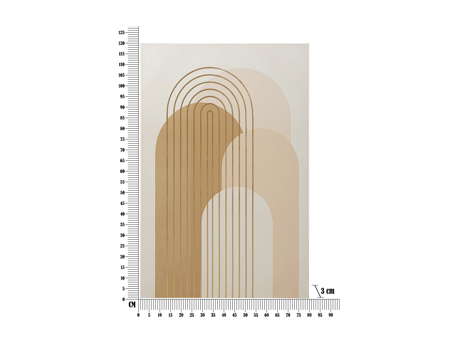 Toile Imprimée Déco "Shines" 80x120cm Multicolore