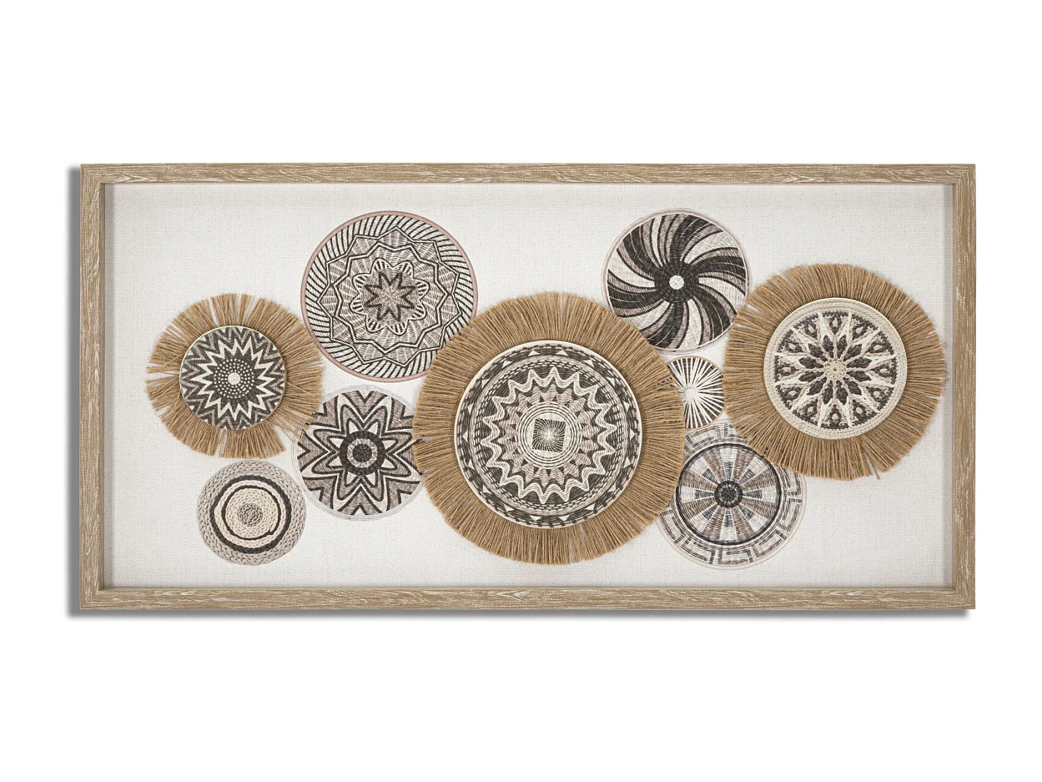 Tableau Imprimé Déco "Marcys" 35x70cm Marron