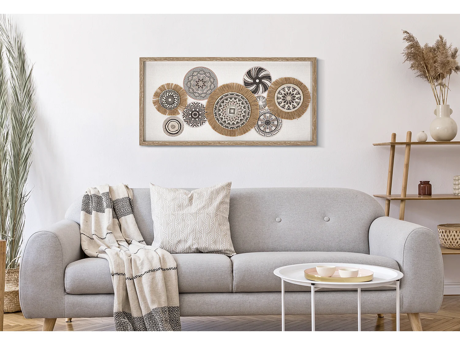 Tableau Imprimé Déco "Marcys" 35x70cm Marron