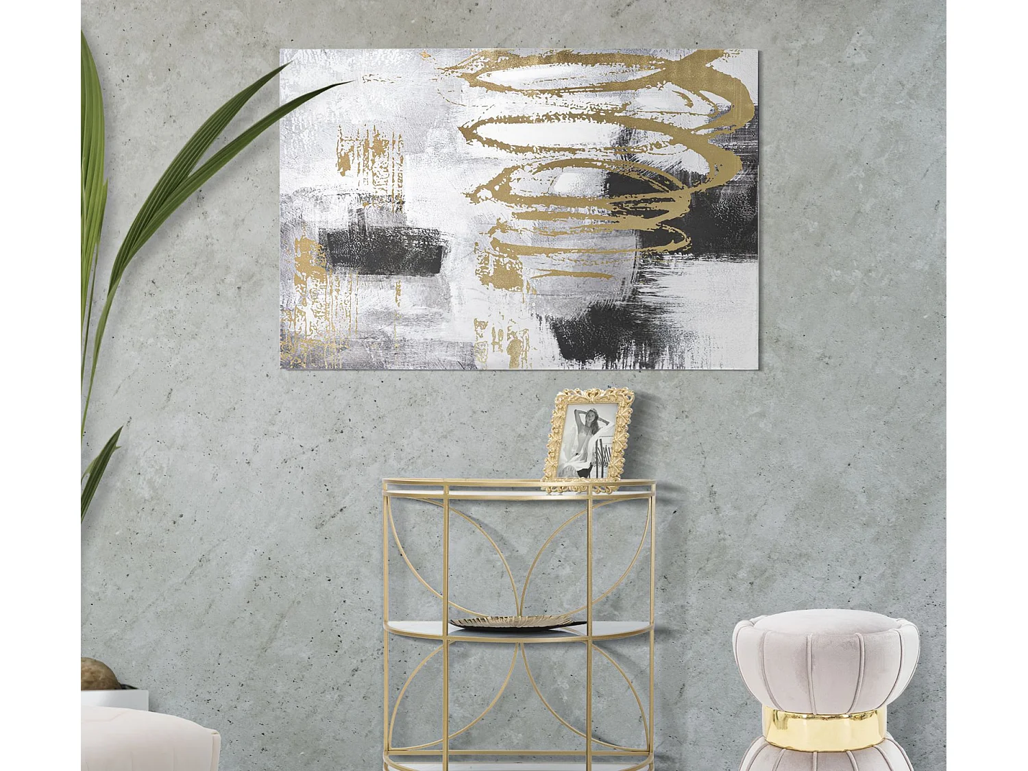 Toile Imprimée Déco "Toty" 80x120cm Multicolore