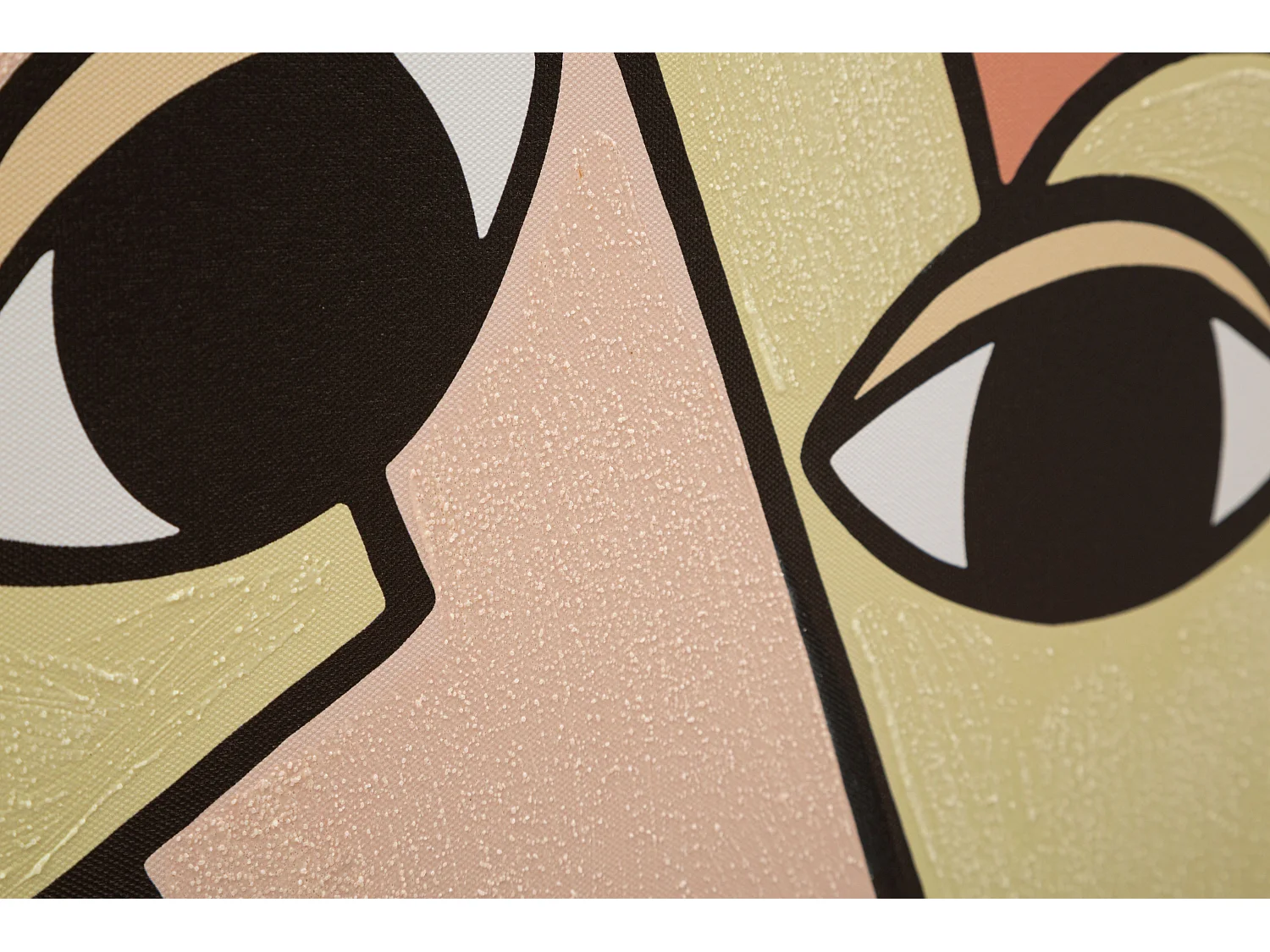 Toile Imprimée Déco "Double Face Large" 80x120cm Multicolore