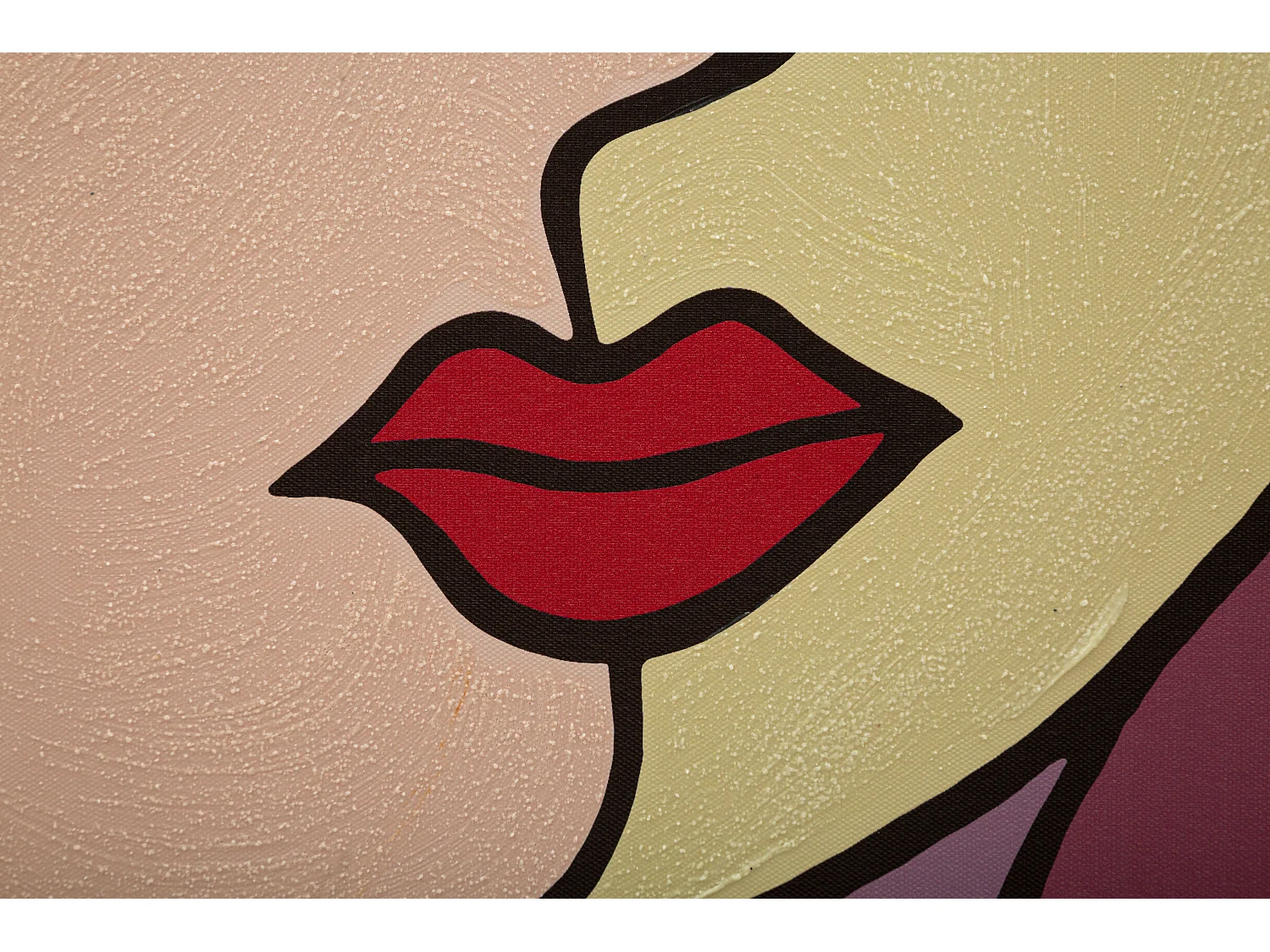 Toile Imprimée Déco "Double Face Large" 80x120cm Multicolore