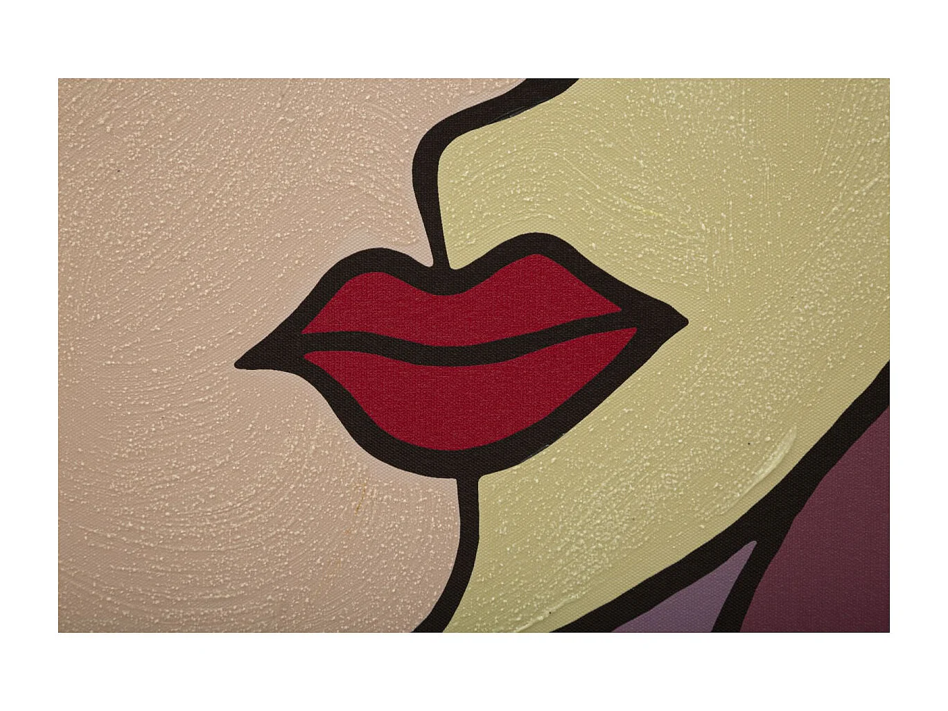 Toile Imprimée Déco "Double Face Large" 80x120cm Multicolore