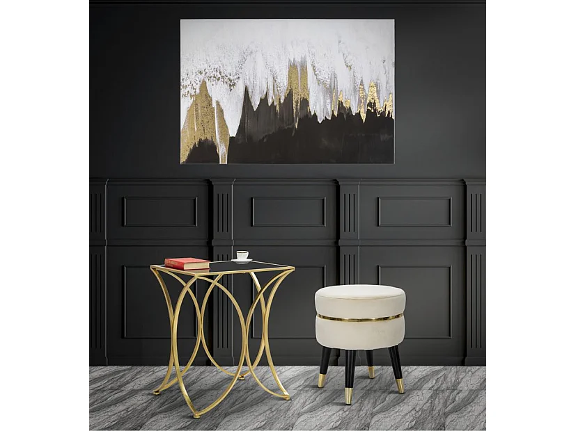 Impression sur toile multicolore abstraite 80x3x120 cm