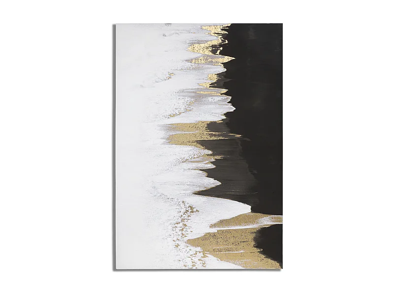 Impression sur toile multicolore abstraite 80x3x120 cm