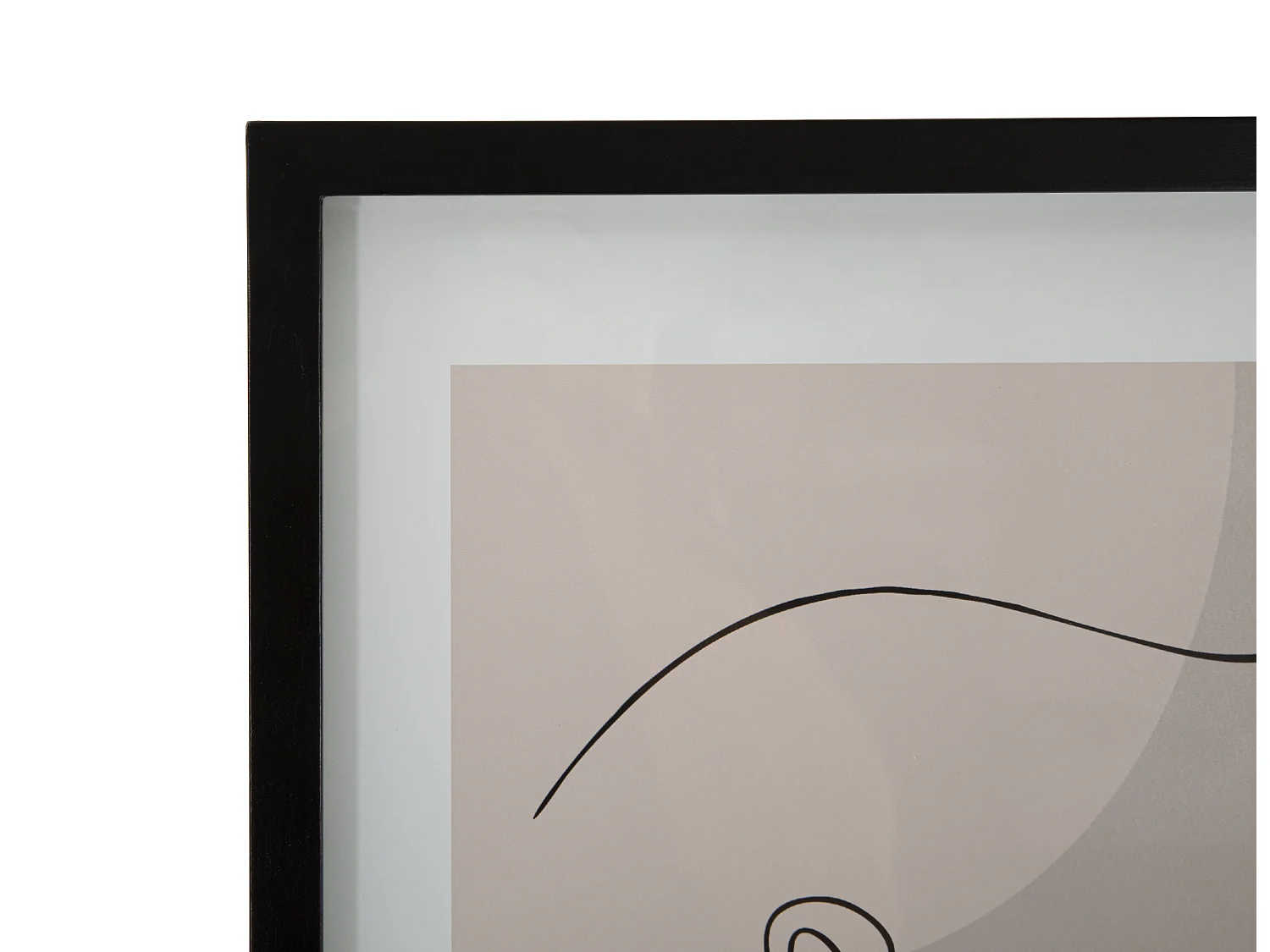 Cadre Déco "Visage" 35x47cm Multicolore