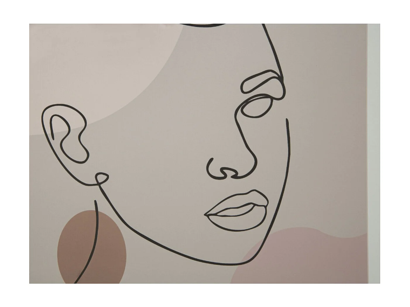 Cadre Déco "Visage" 35x47cm Multicolore