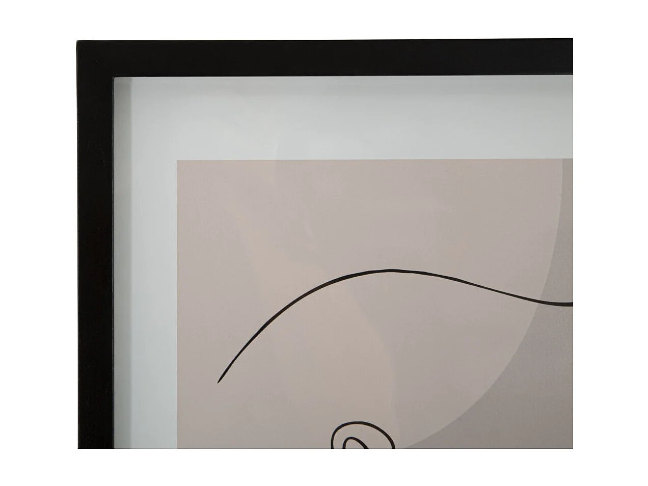 Cadre Déco "Visage" 35x47cm Multicolore