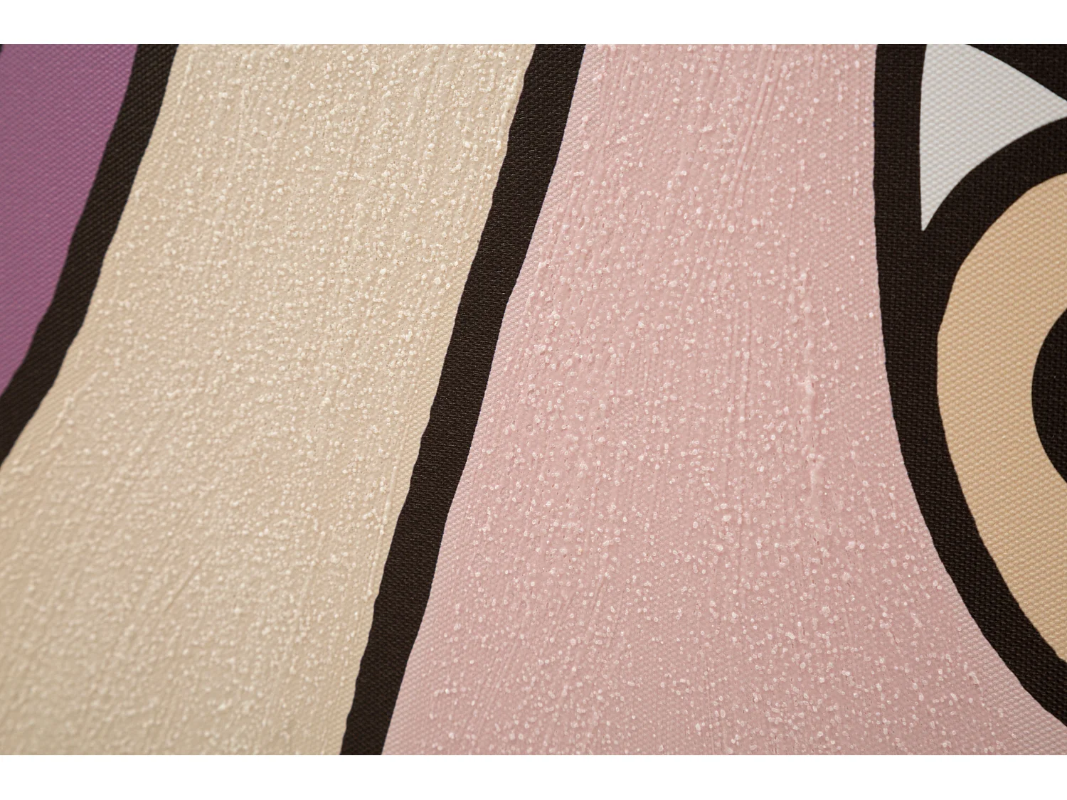 Toile Imprimée Déco "Double Visage Large" 80x120cm Multicolore