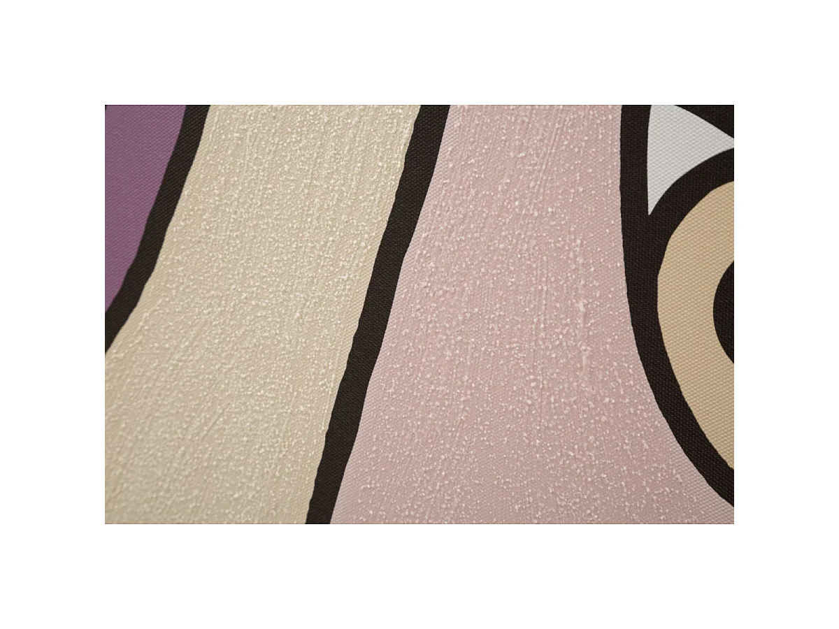 Toile Imprimée Déco "Double Visage Large" 80x120cm Multicolore