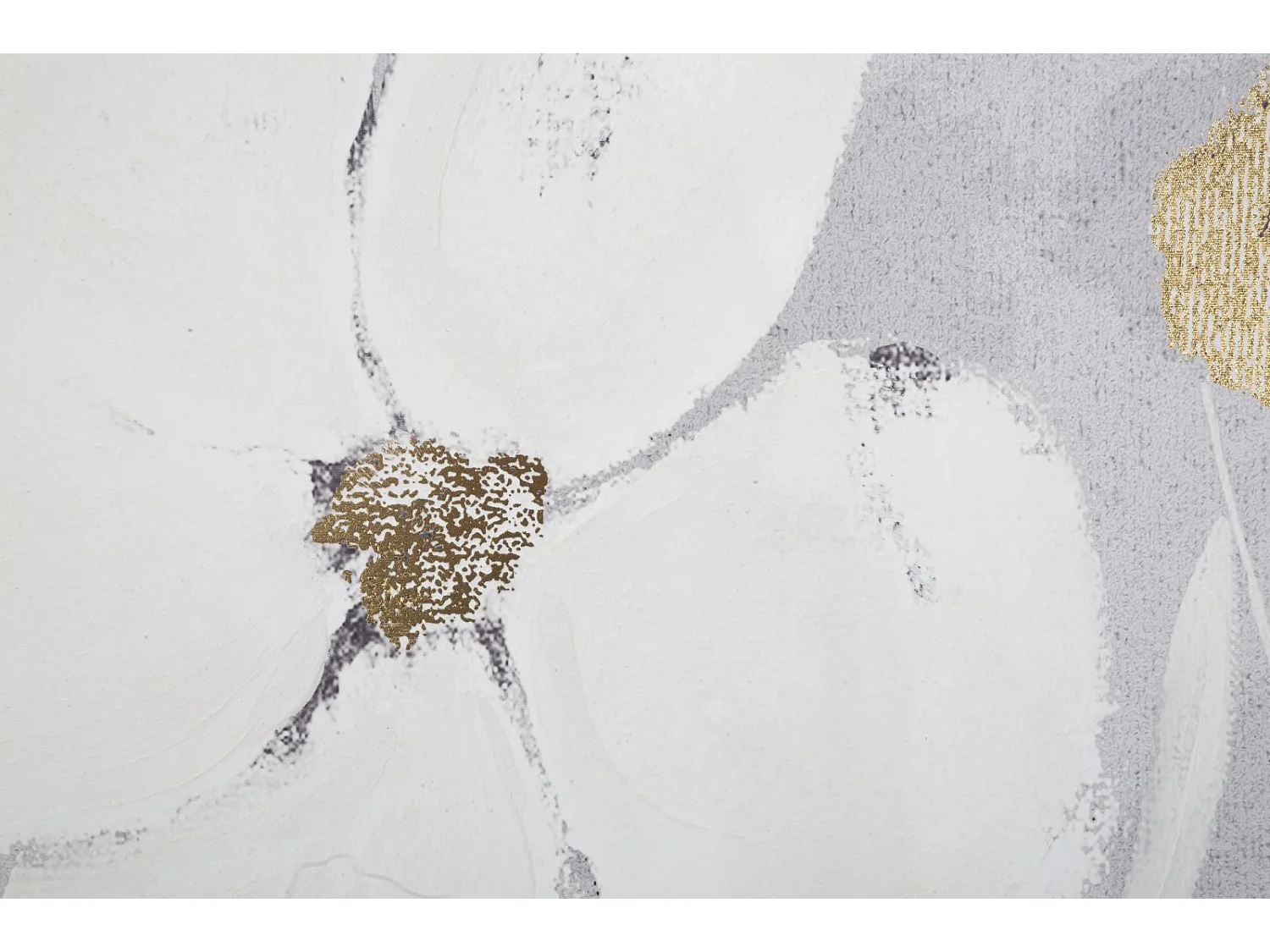 Impression sur toile fleur multicolore 80x3x120 cm