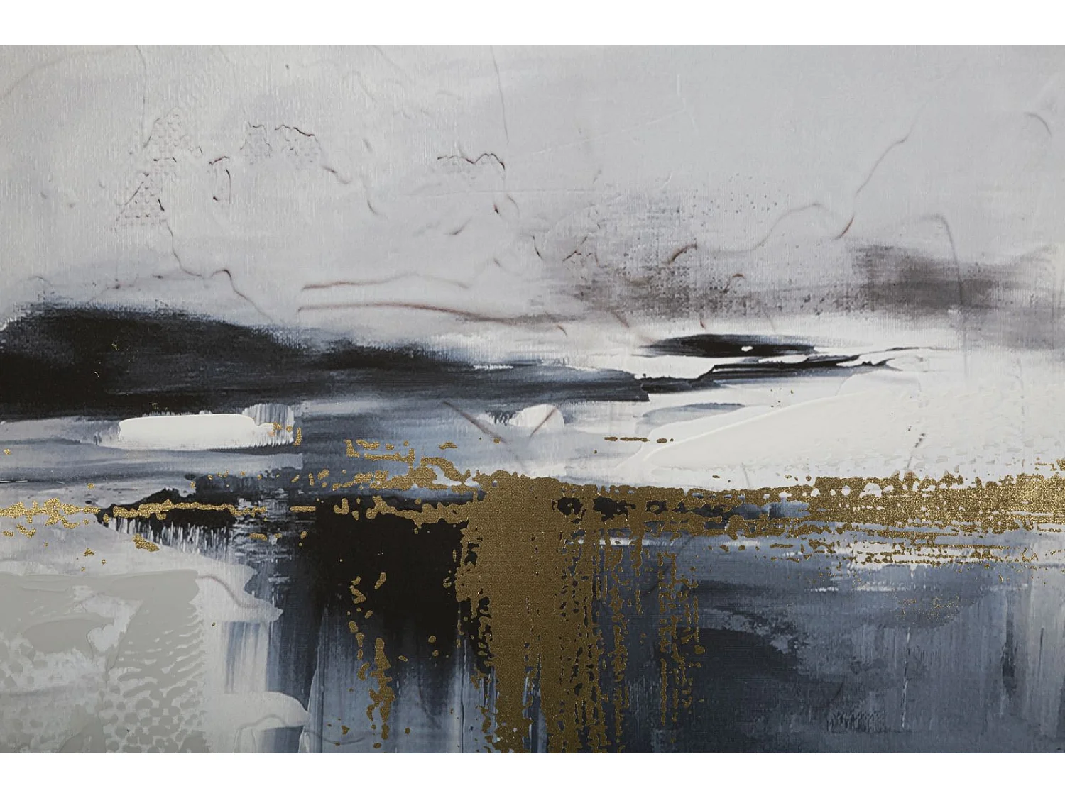 Impression sur toile multicolore abstraite 80x3x120 cm