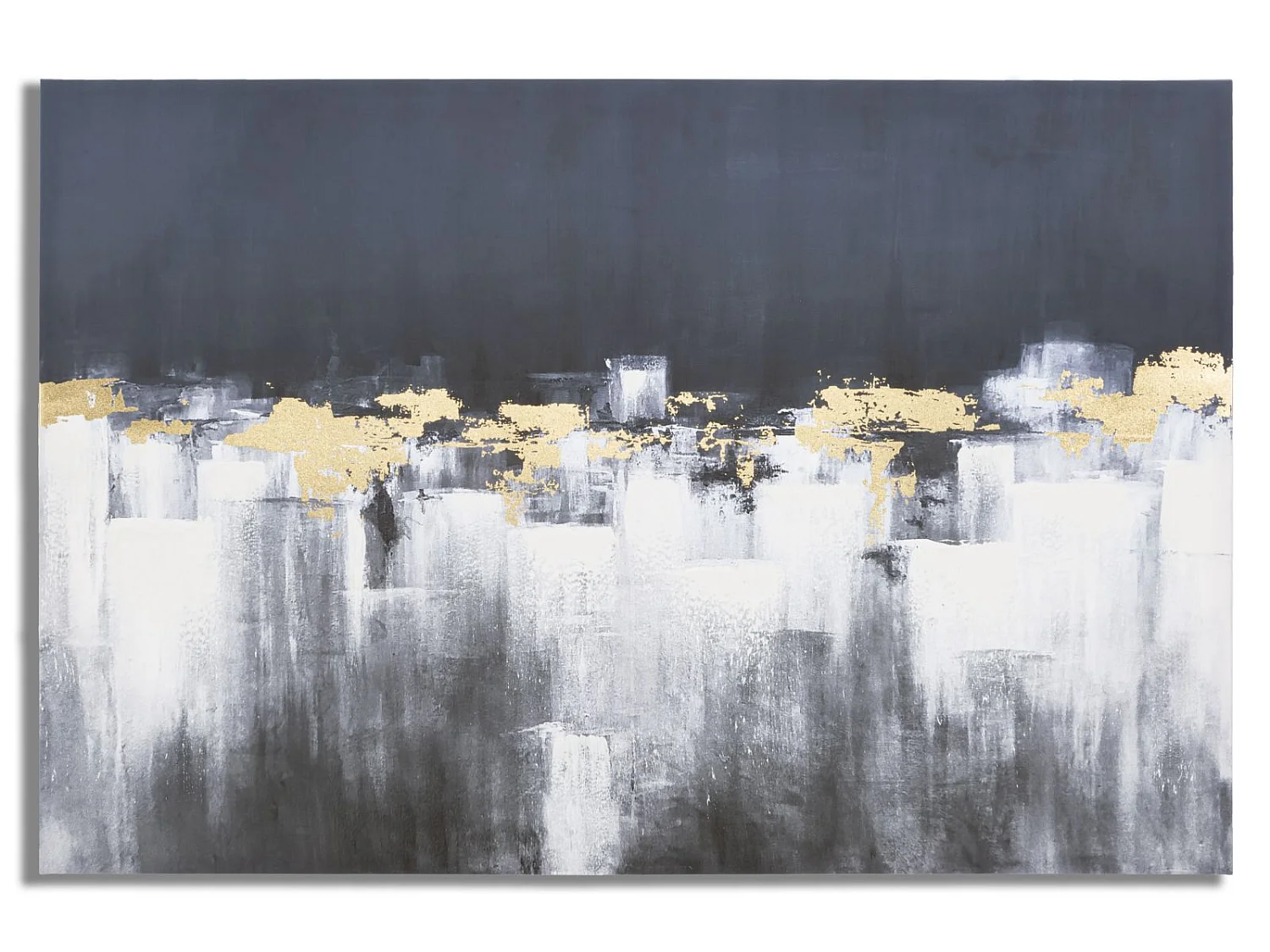 Impression sur toile multicolore abstraite 80x3x120 cm