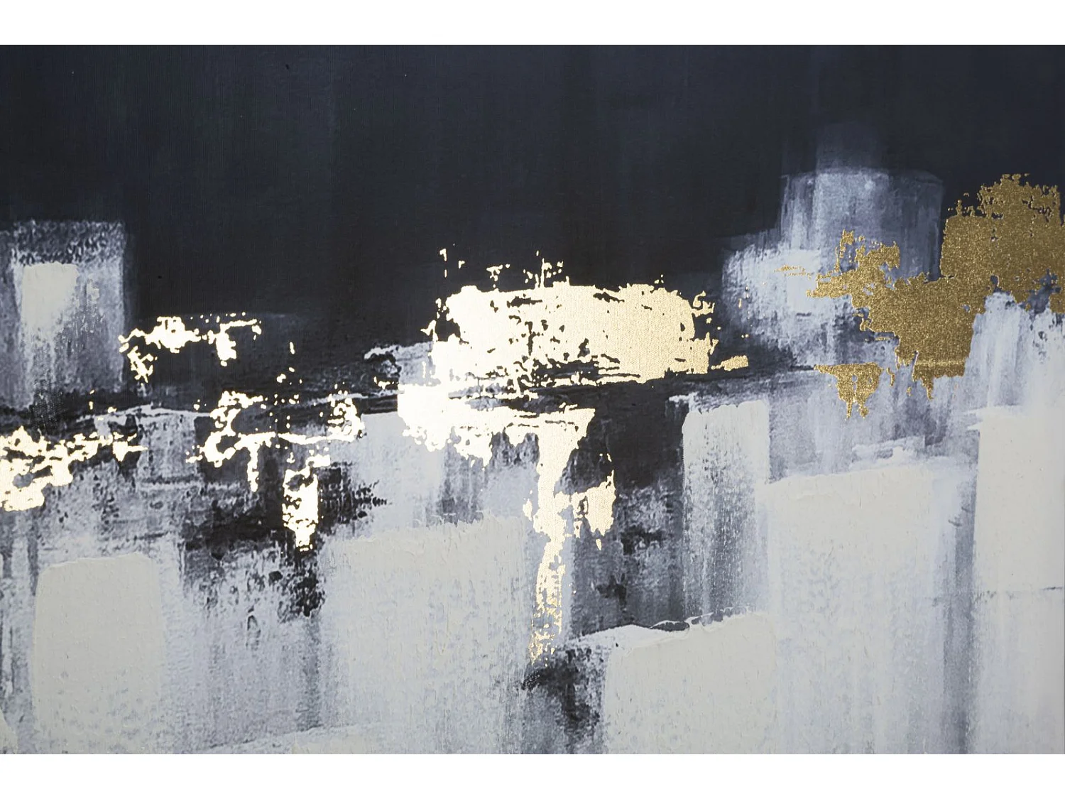 Impression sur toile multicolore abstraite 80x3x120 cm