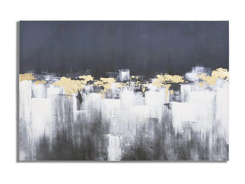 Impression sur toile multicolore abstraite 80x3x120 cm