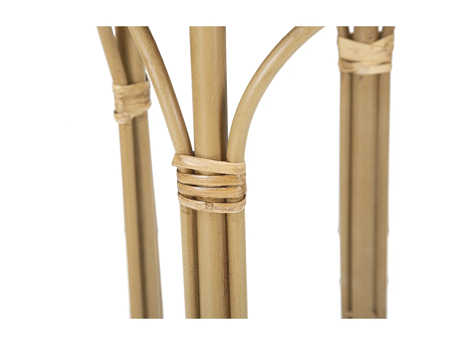 Portavasi rotondo in metallo marrone Ø cm 30x76