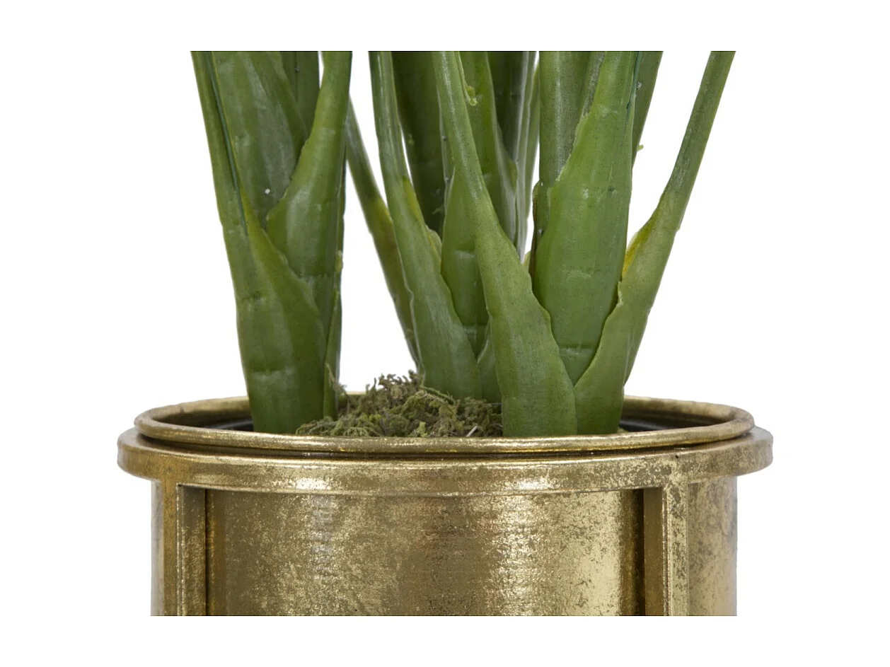 Lot de 2 Cache-Pots sur Pied "Coppia" 62cm Or