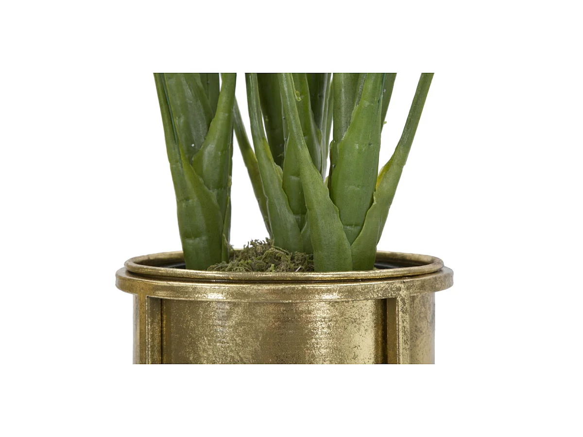Lot de 2 Cache-Pots sur Pied "Coppia" 62cm Or
