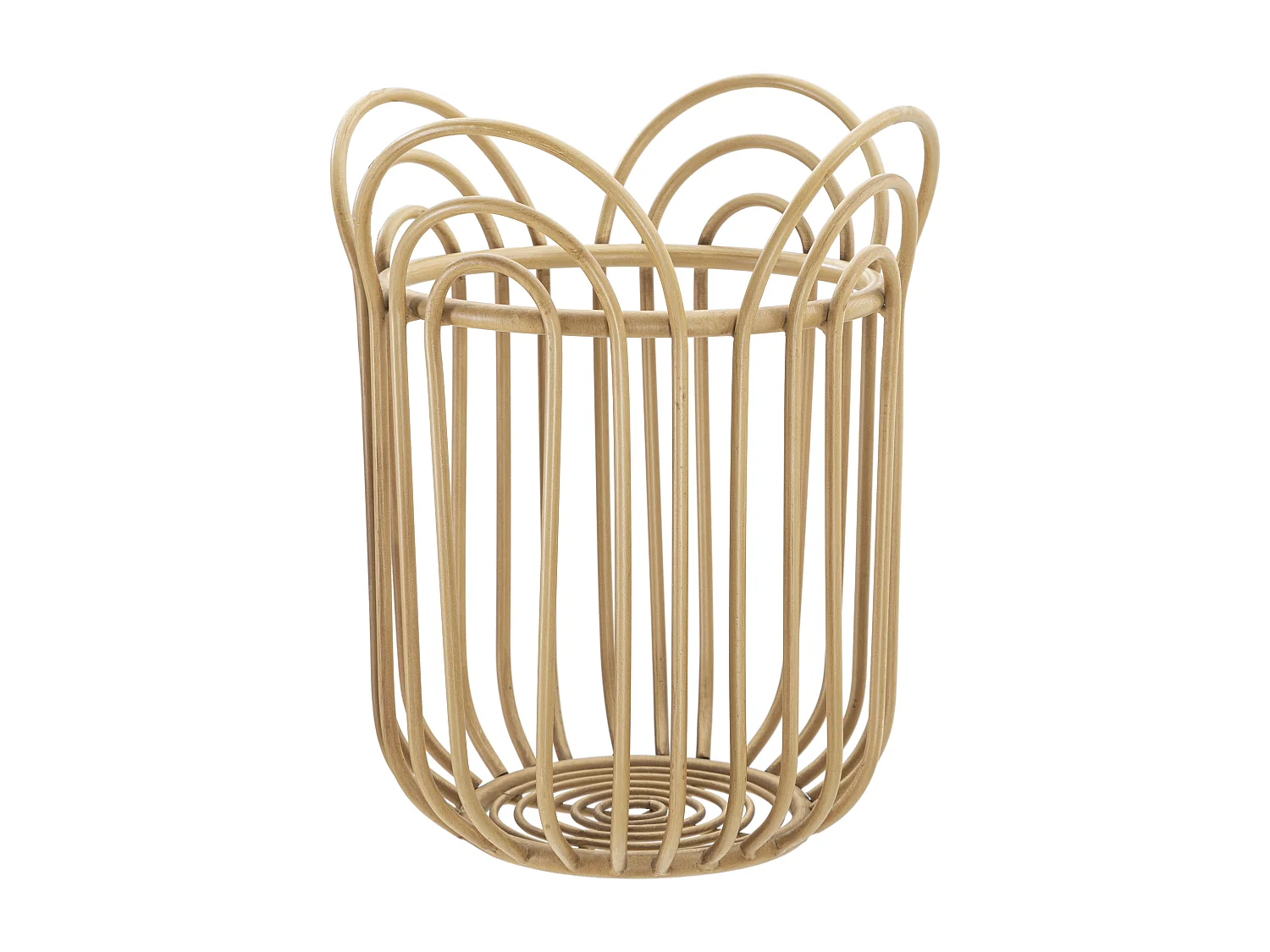 Cache-Pot en Métal "Panama" 40cm Naturel