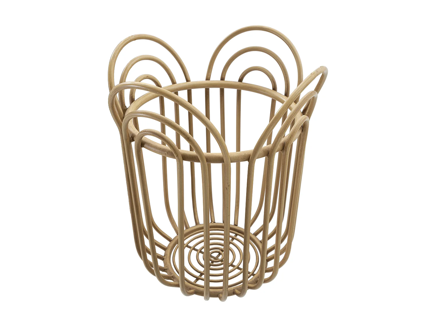 Cache-Pot en Métal "Panama" 40cm Naturel