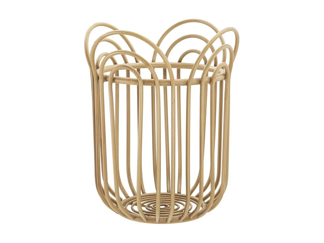 Cache-Pot en Métal "Panama" 40cm Naturel