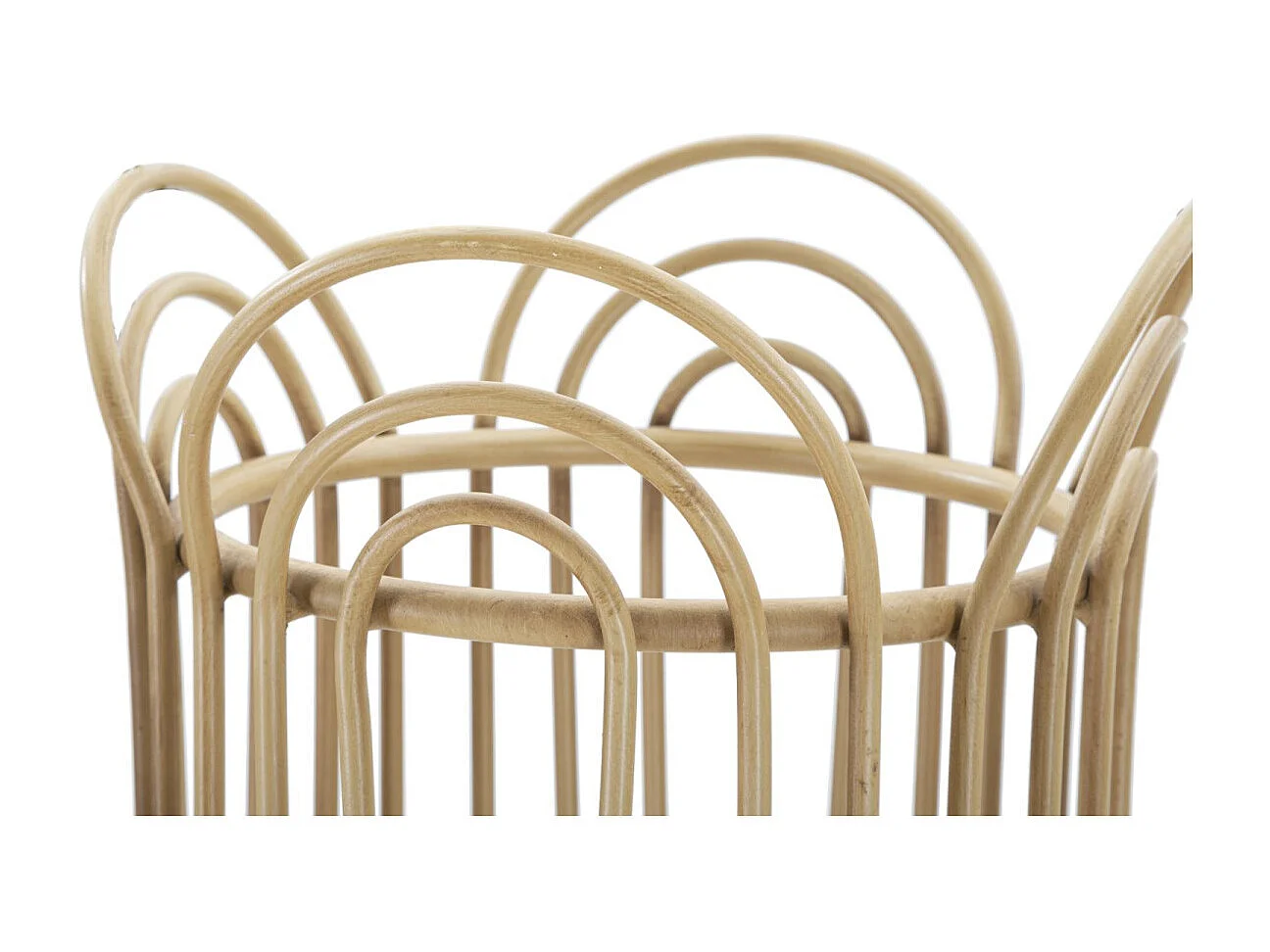 Cache-Pot en Métal "Panama" 40cm Naturel