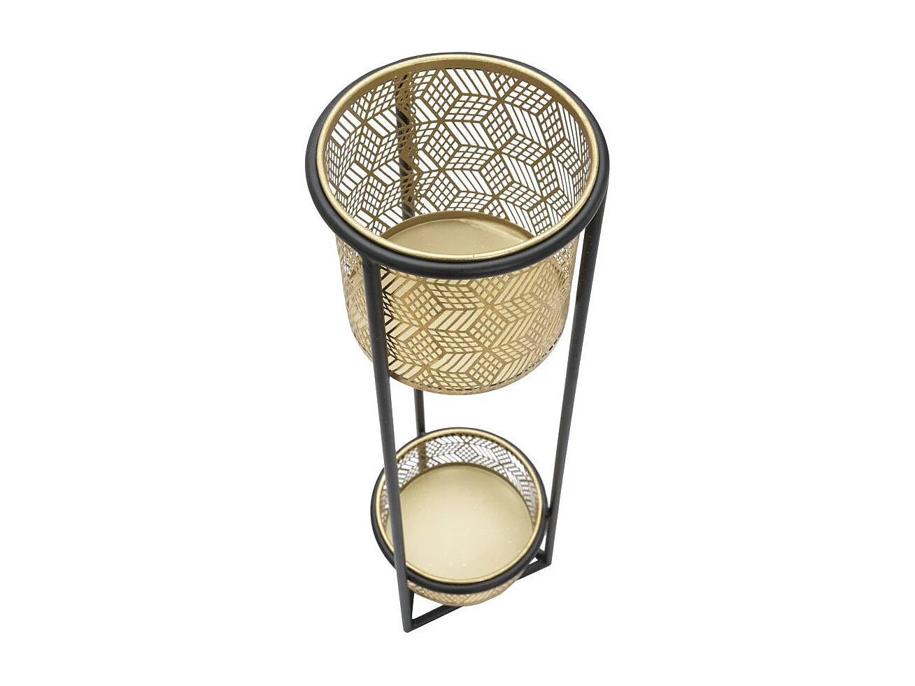 Cache-Pots 2 Niveaux "Doppio" 80cm Or