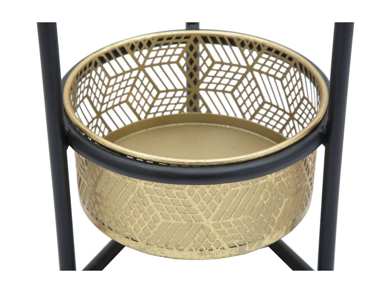 Cache-Pots 2 Niveaux "Doppio" 80cm Or