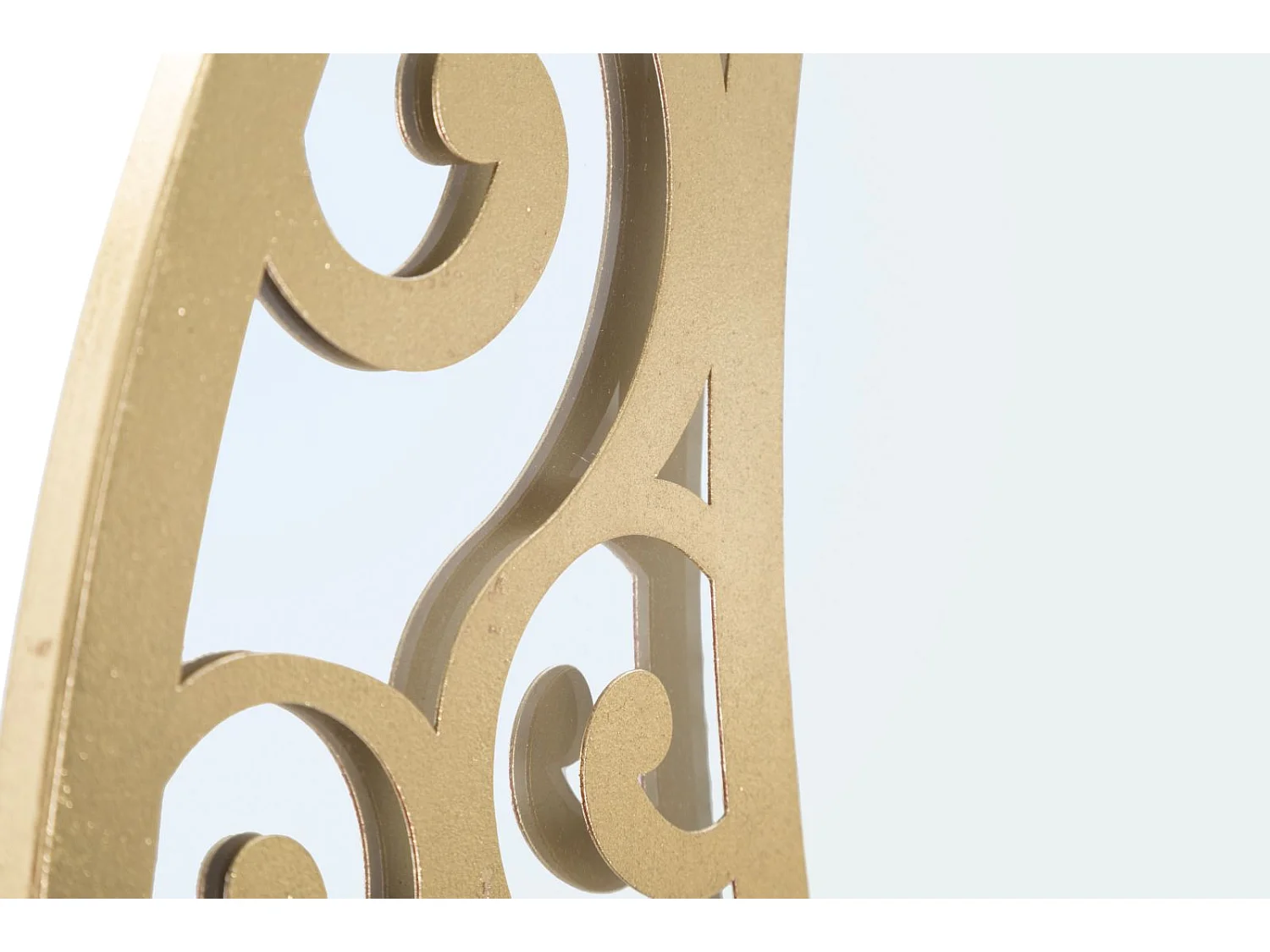 Miroir Mural Design "Luna" 72cm Or