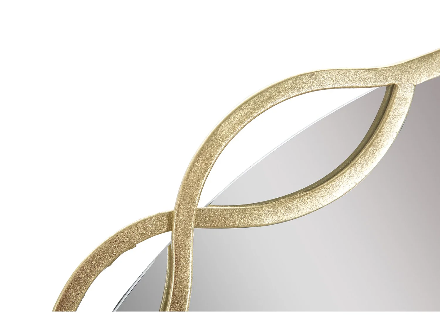 Miroir Mural Design "Eleanor" 73cm Or