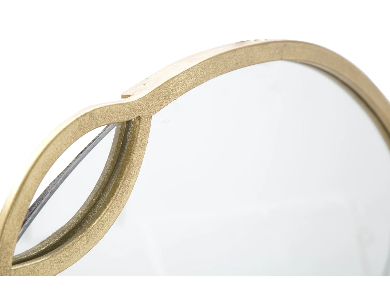 Miroir Mural Design "Eleanor" 73cm Or