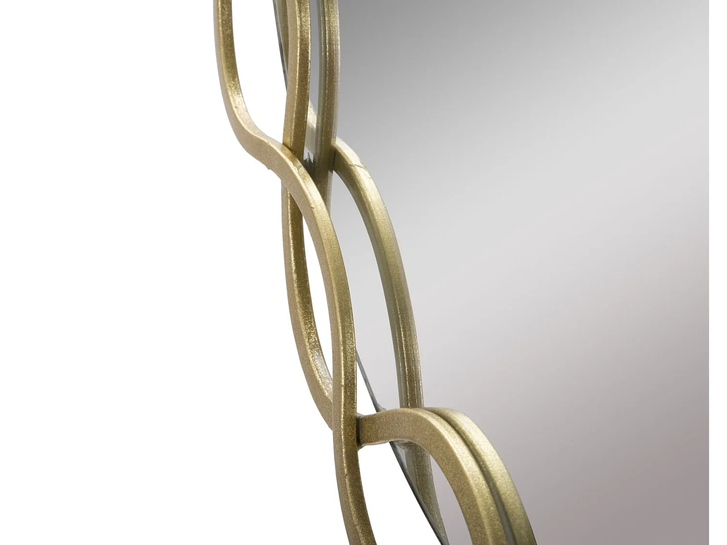 Miroir Mural Design "Eleanor" 73cm Or