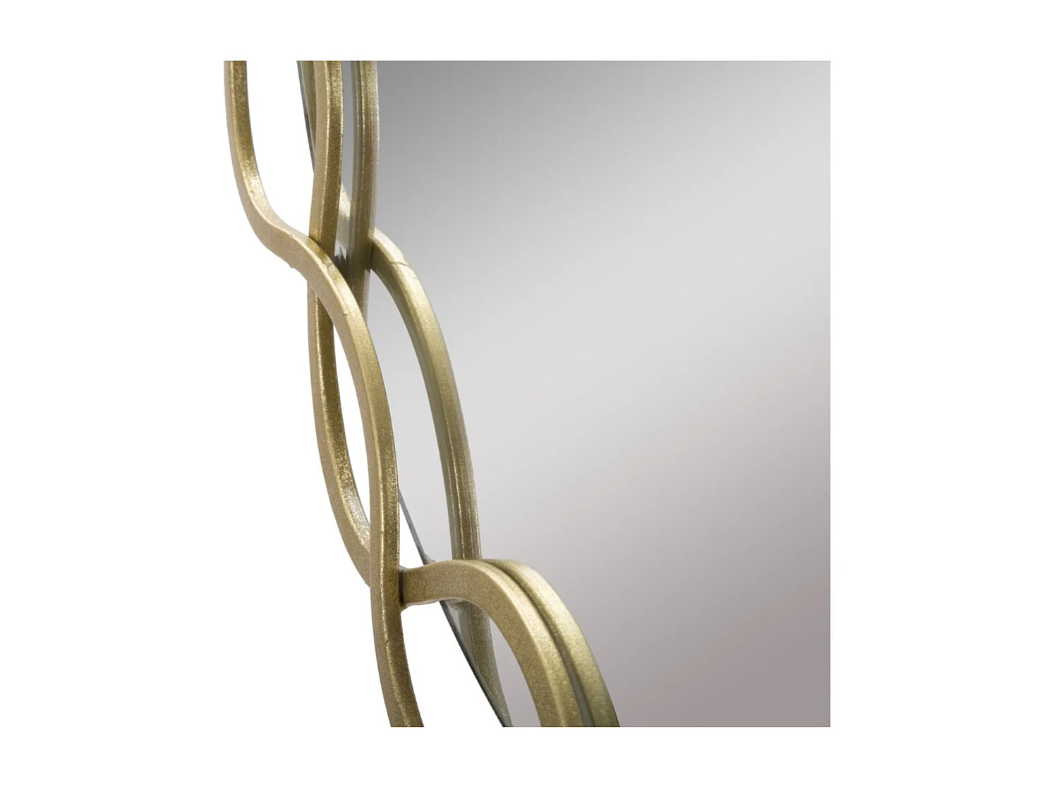 Miroir Mural Design "Eleanor" 73cm Or