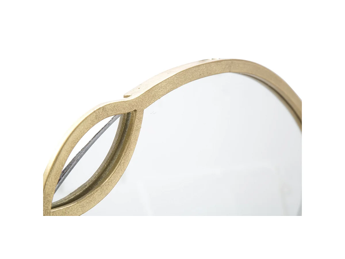 Miroir Mural Design "Eleanor" 73cm Or