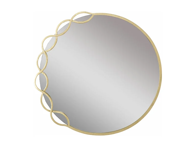 Miroir Mural Design "Eleanor" 73cm Or