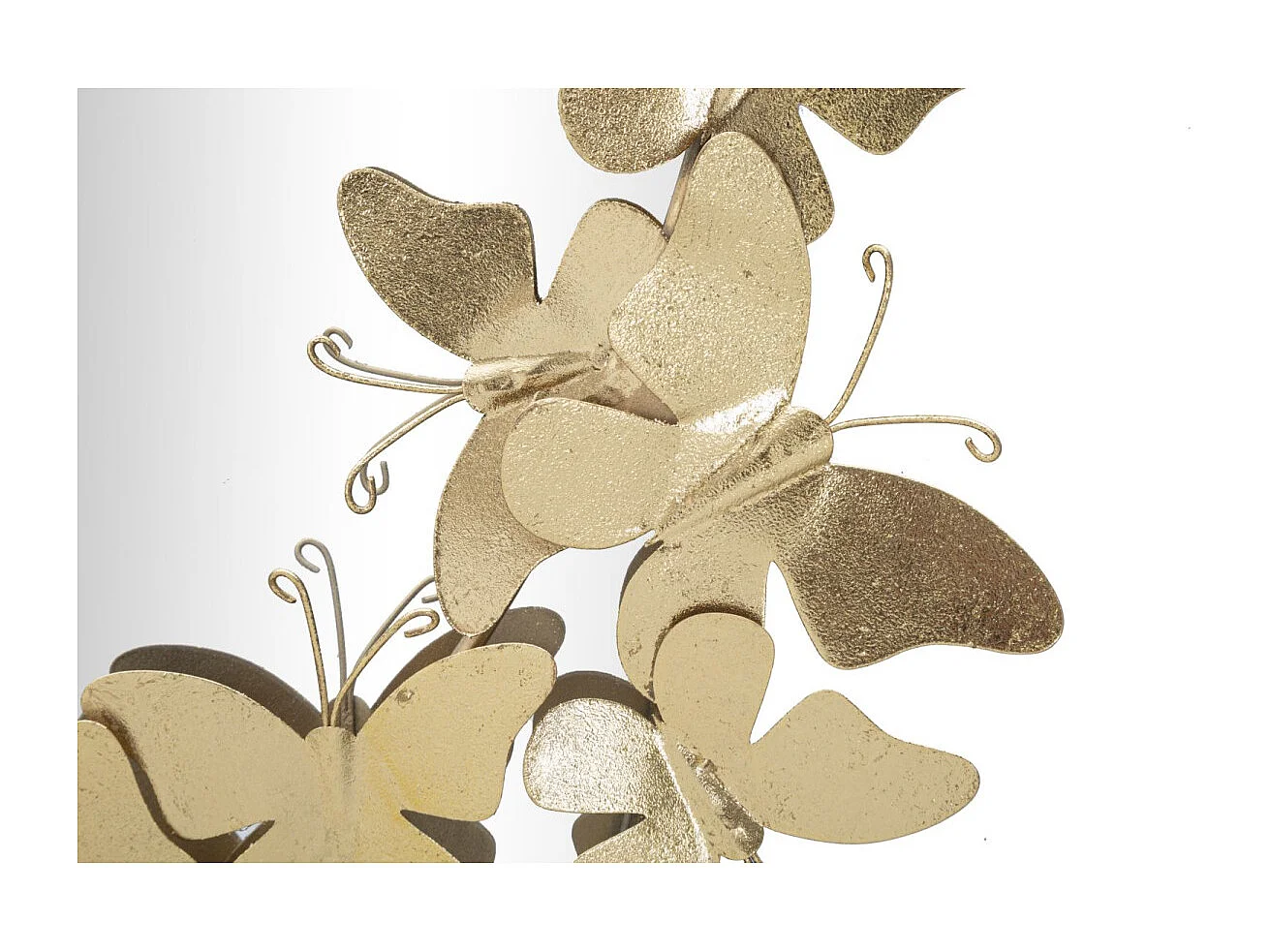Miroir Mural Design "Butterfly" 89cm Or