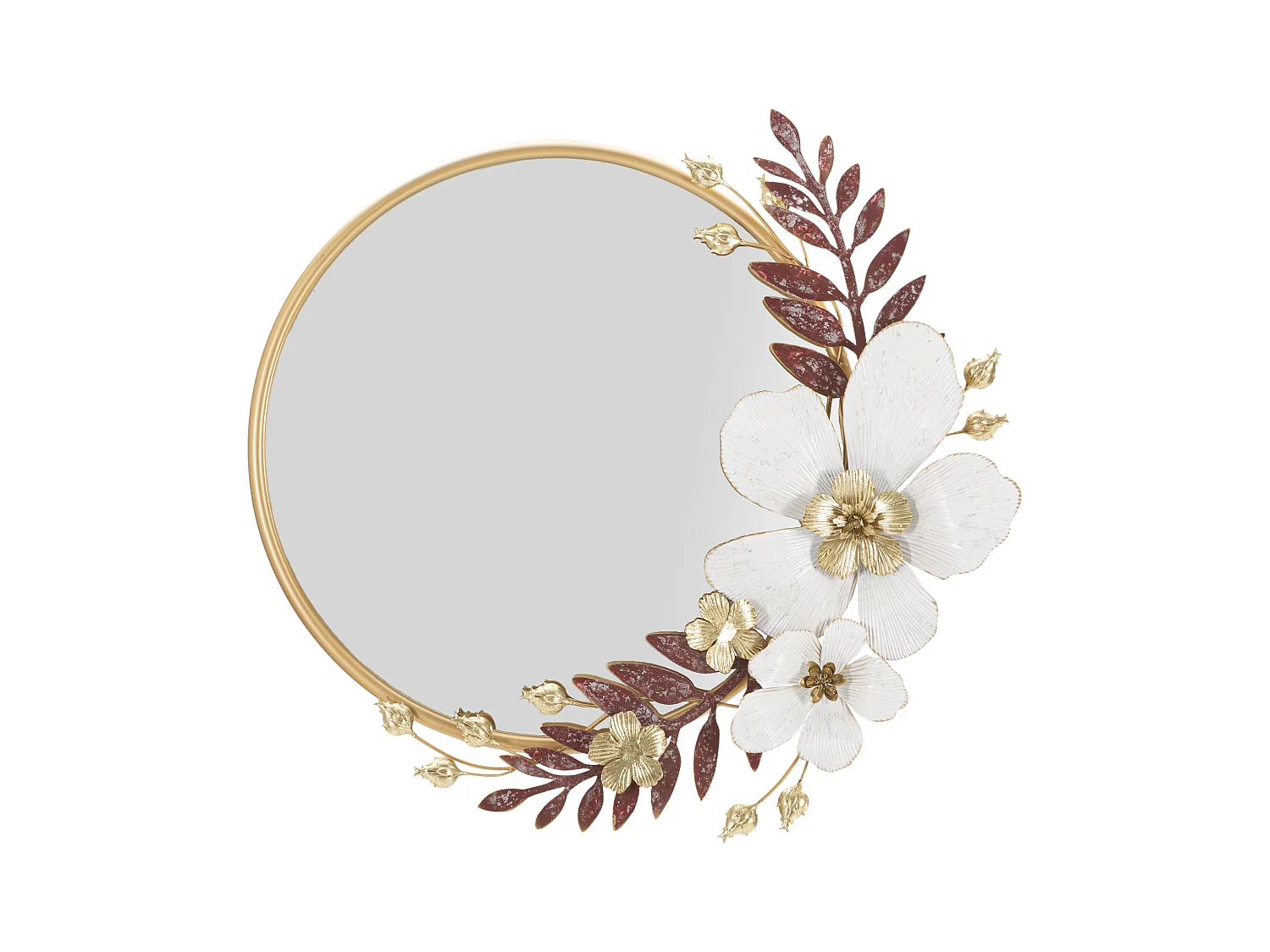 Miroir Mural Design "Flot" 74cm Multicolore