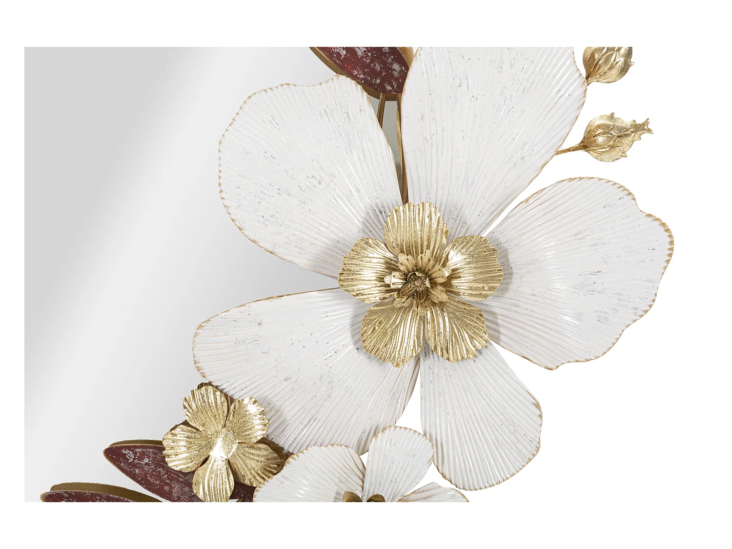 Miroir Mural Design "Flot" 74cm Multicolore