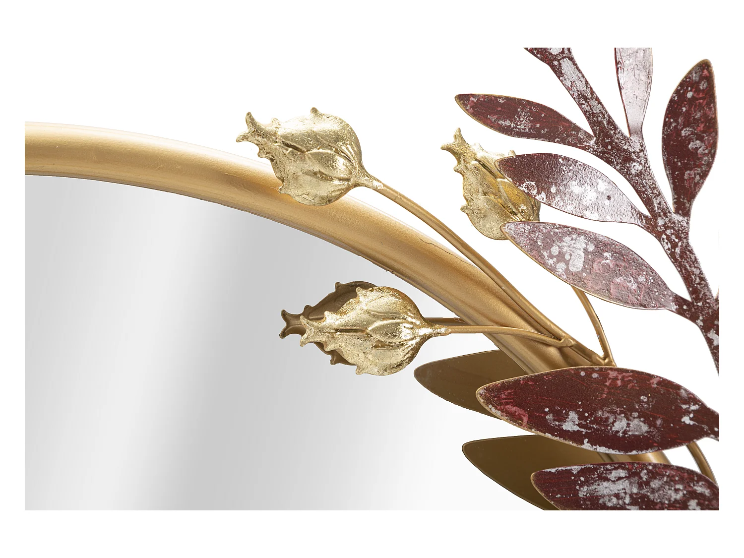 Miroir Mural Design "Flot" 74cm Multicolore