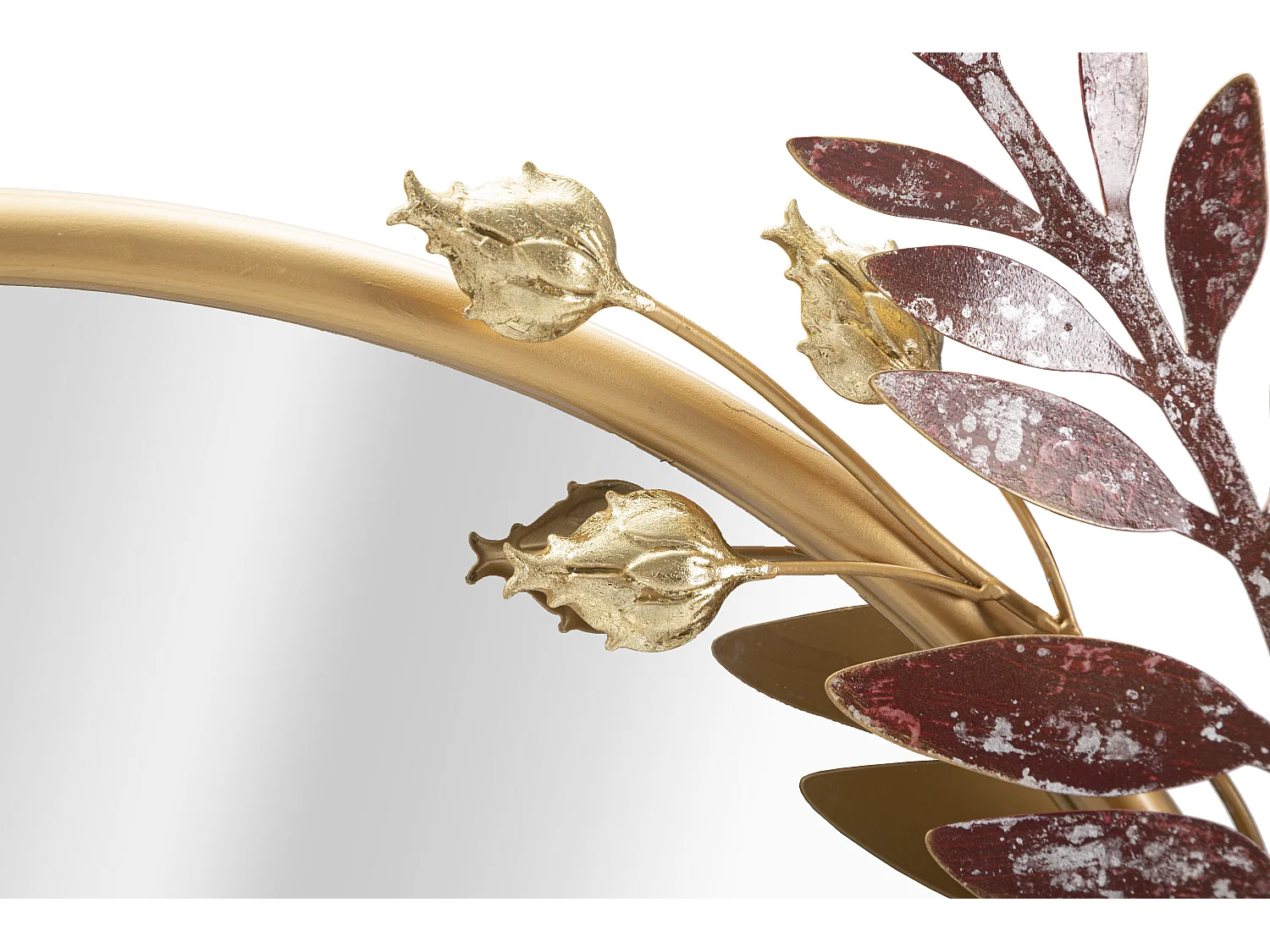 Miroir Mural Design "Flot" 74cm Multicolore