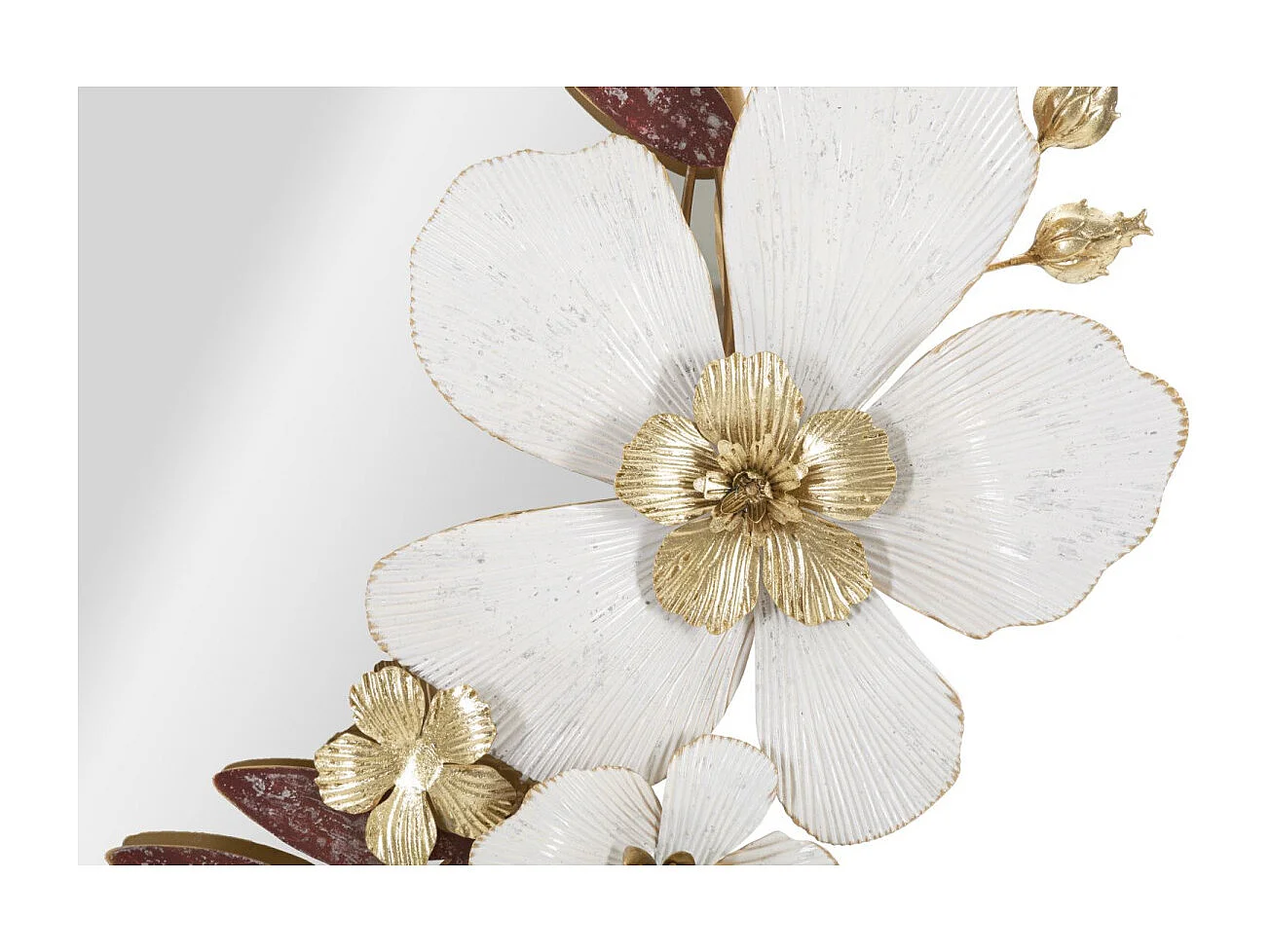 Miroir Mural Design "Flot" 74cm Multicolore