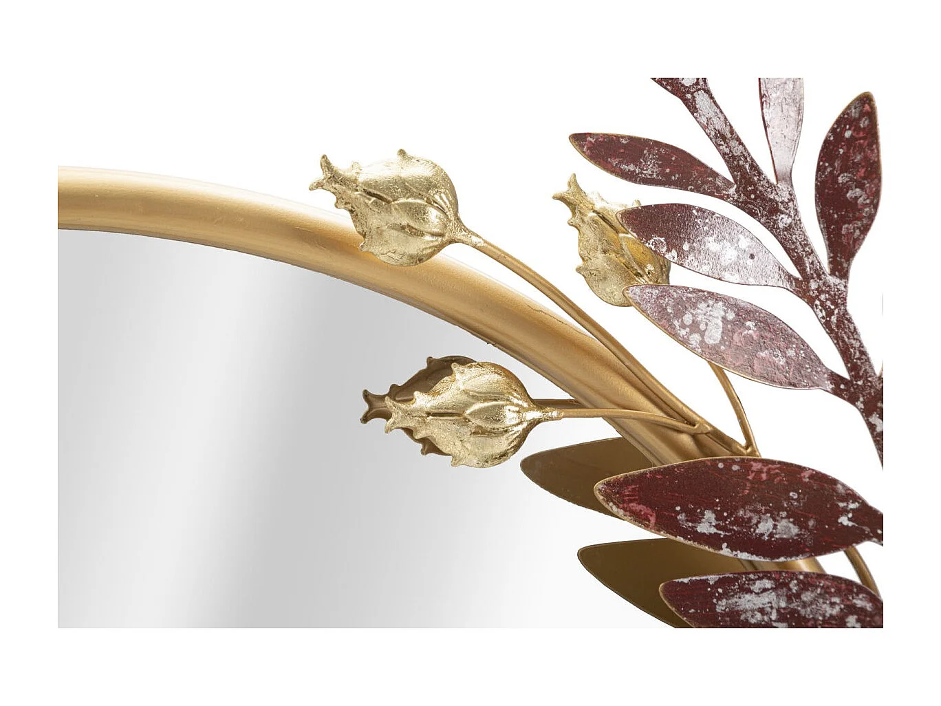 Miroir Mural Design "Flot" 74cm Multicolore